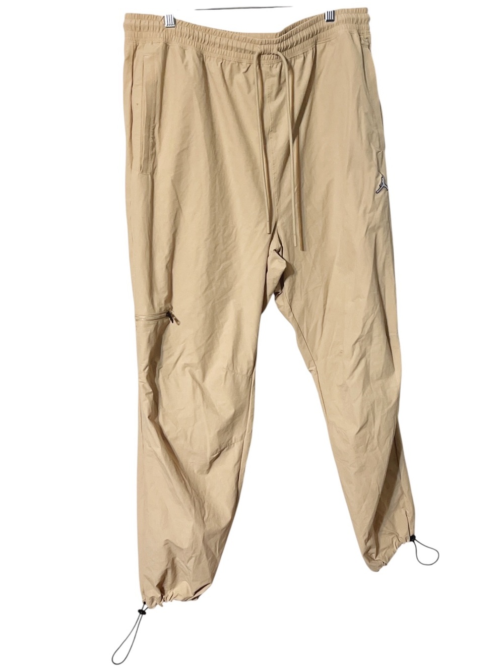 Jordan Men's Tan Tech Woven Drawstring Lightweight Joggers